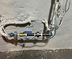 Nobody else would touch it and everybody tried to charge this guy thousands for a new water line....... We were able to put a new shut off on his very old line no problem